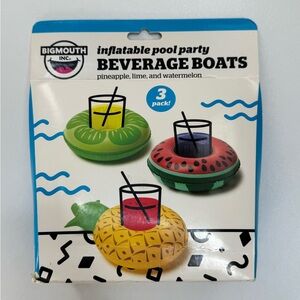 BigMouth Inc. Colorful Inflatable Beverage Boats Set